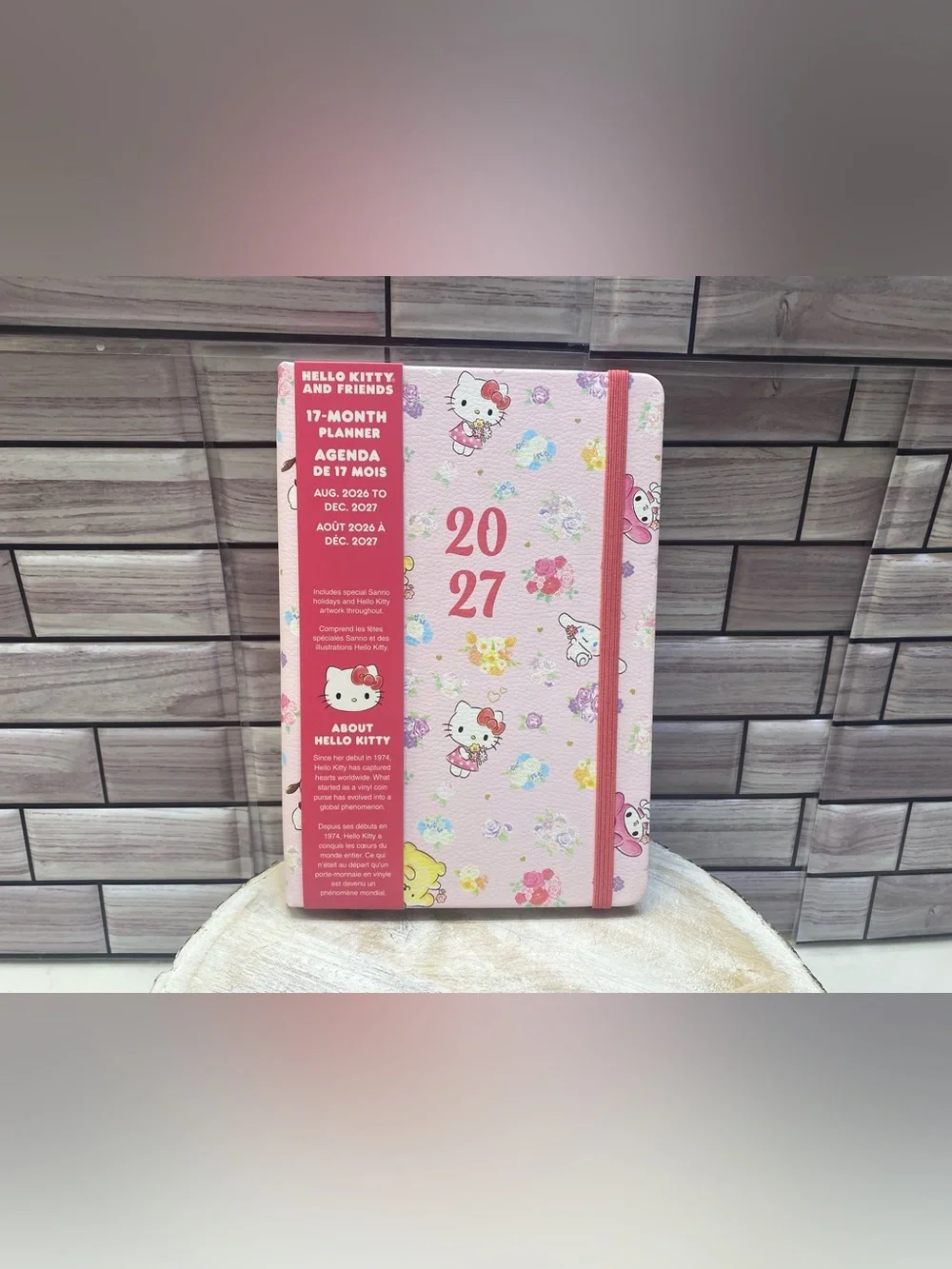 Hello Kitty & Friends ❤️ Monthly 17 months Planner Aug.2026 to Dec.2027  NEW